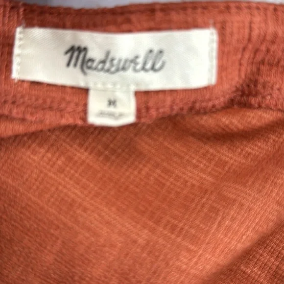 Madewell Terracotta Sleeveless Dress Sz M - Picture 7 of 8